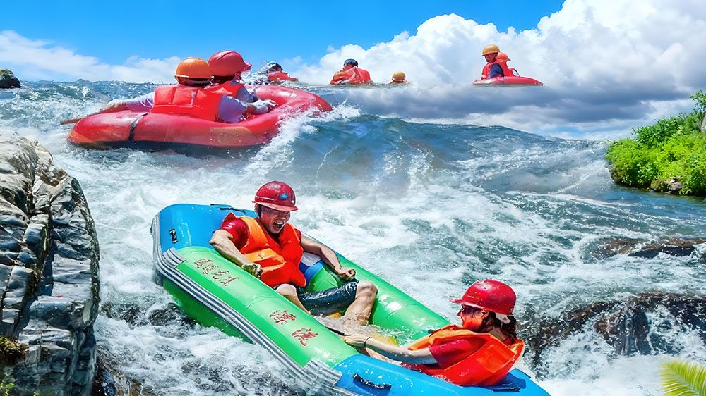 龙底漂流景区和易景通达成合作协议 龙底漂流景区和易景通达成合作协议